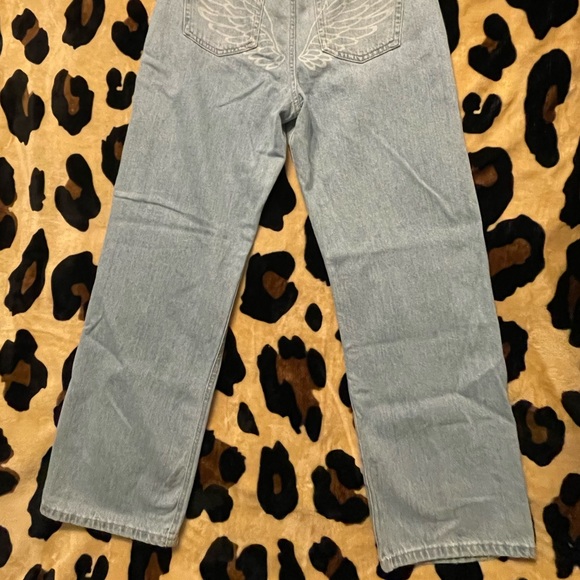 Forever 21 90s Fit Wide Leg Jeans Size 28 - Picture 3 of 8